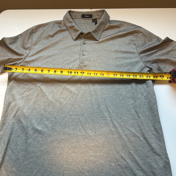 Theory Gray Polo Shirt - Picture 5 of 8